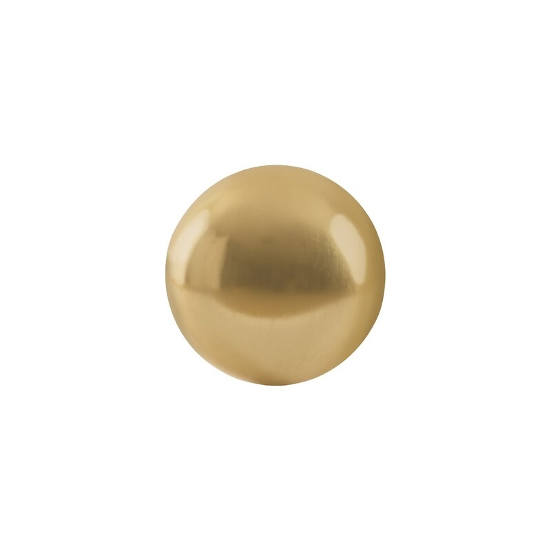 Phillips Collection Floor Ball Sculpture Size: 17" H x 17" W x 17" D, Finish: Gold Leaf - Image 0