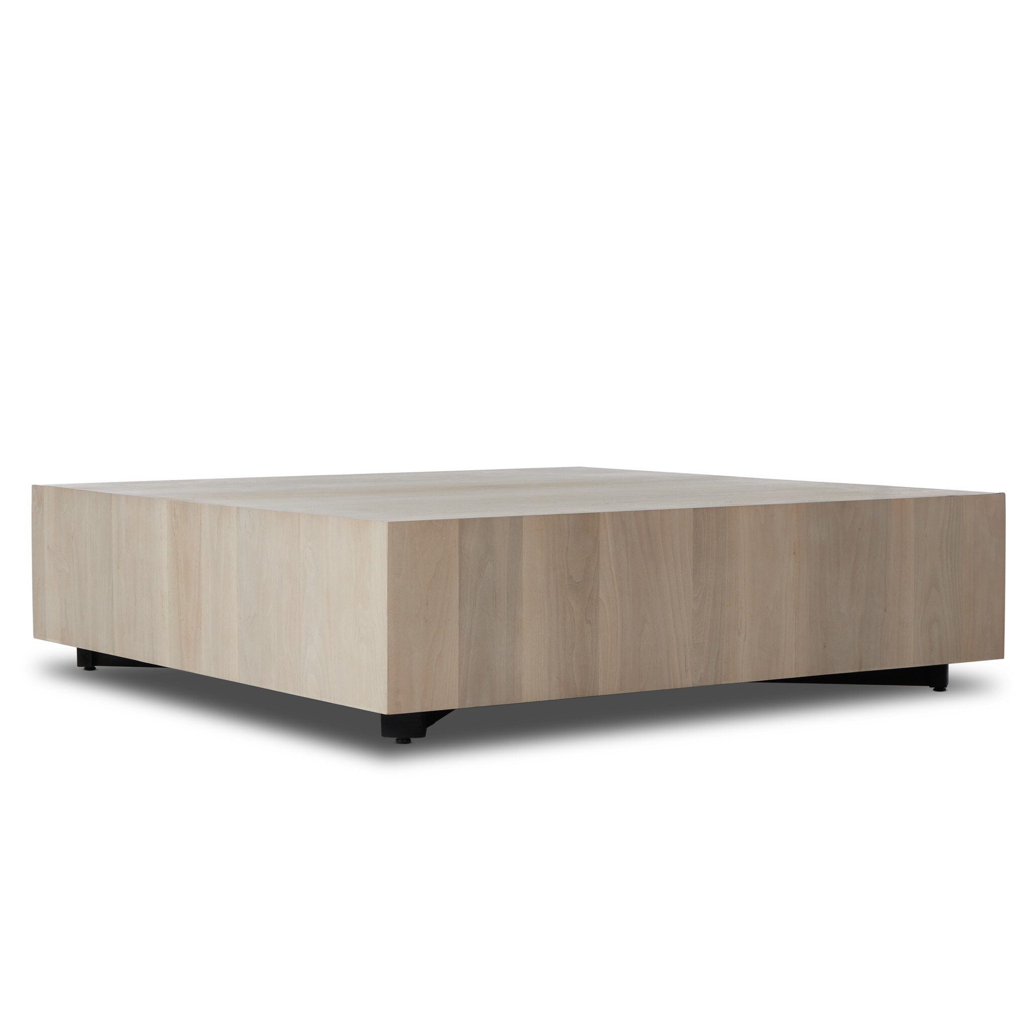 Hudson Large Square Coffee Table - Ashen Walnut - Image 8