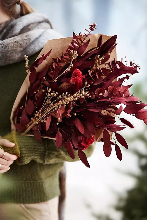 Dried Vermilion Ember Bouquet - Image 0