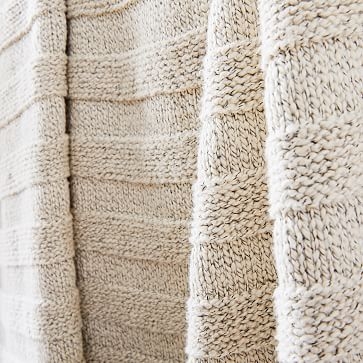 Speckle Ribbed Cotton Throw, 50"x60", Natural - Image 3