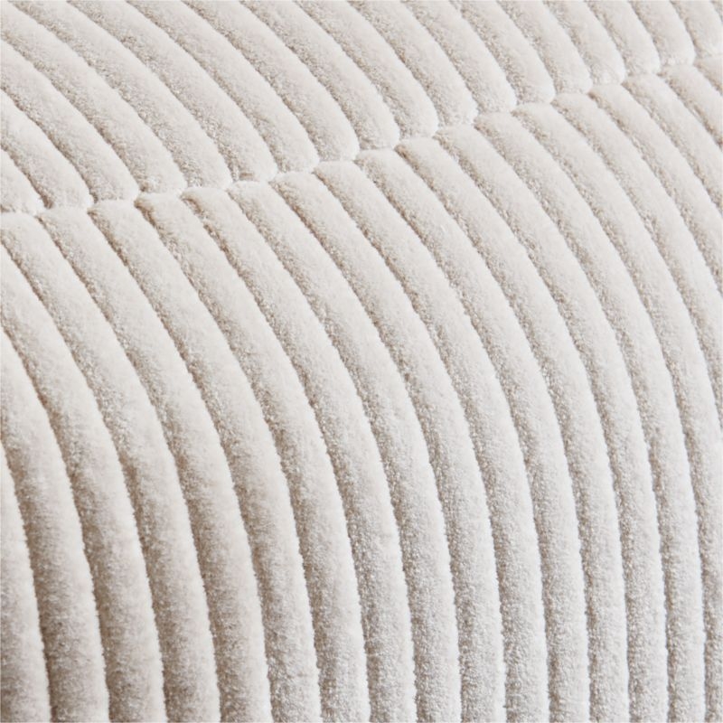 Stone Tan Velvet Corduroy Kids Lounge Chair - Image 3