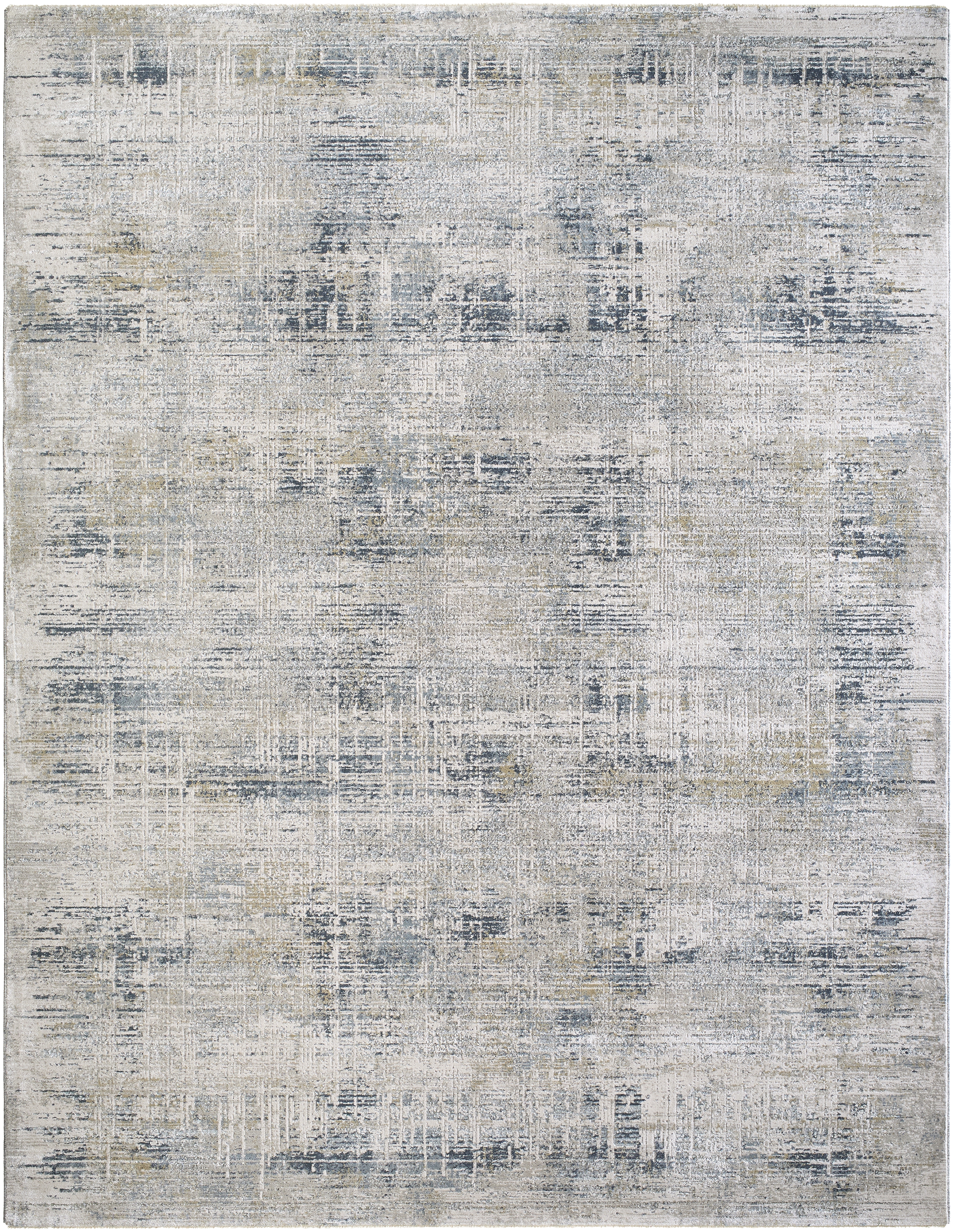 Brunswick Gray Indoor 2'7" x 7'3" Machine Woven Rug - Image 0
