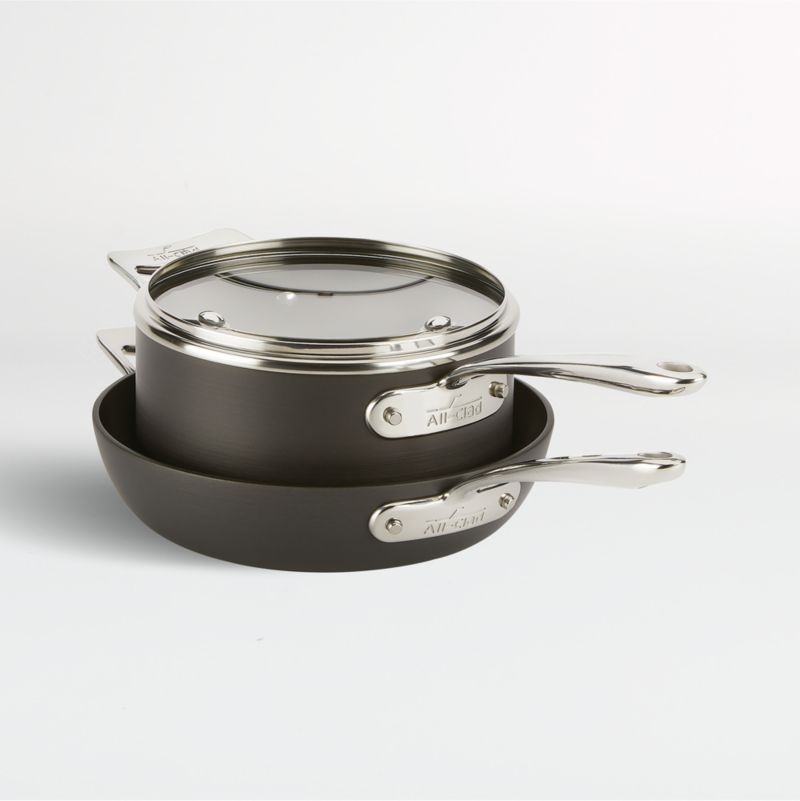 All-Clad ® Essentials Non-Stick 3-Piece Cookware Set - Image 3