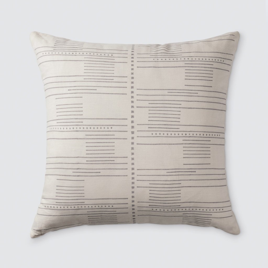 Ridhi Pillow - Stone Blue By The Citizenry - Image 0