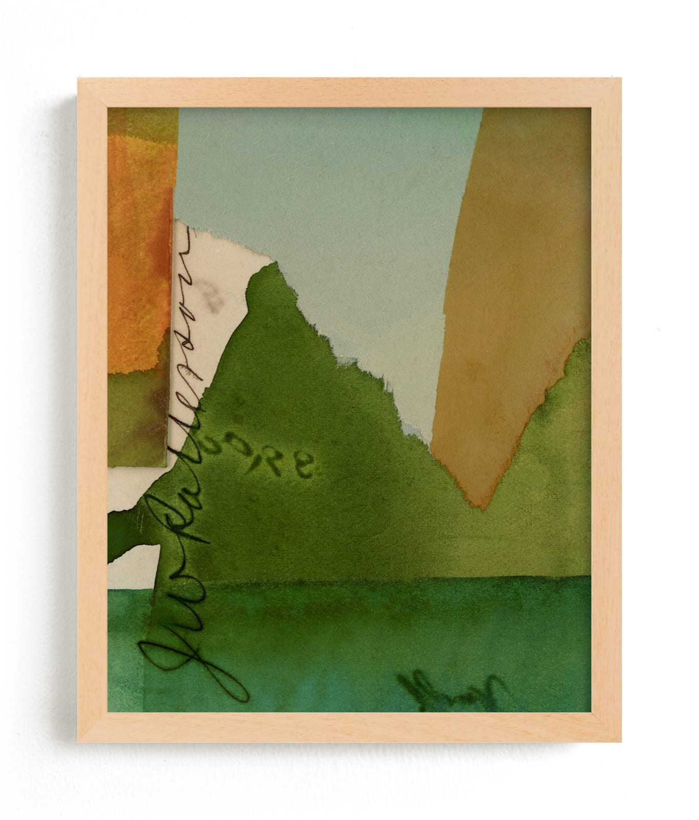 Aqua Hills I Limited Edition Fine Art Print 2 - Image 0