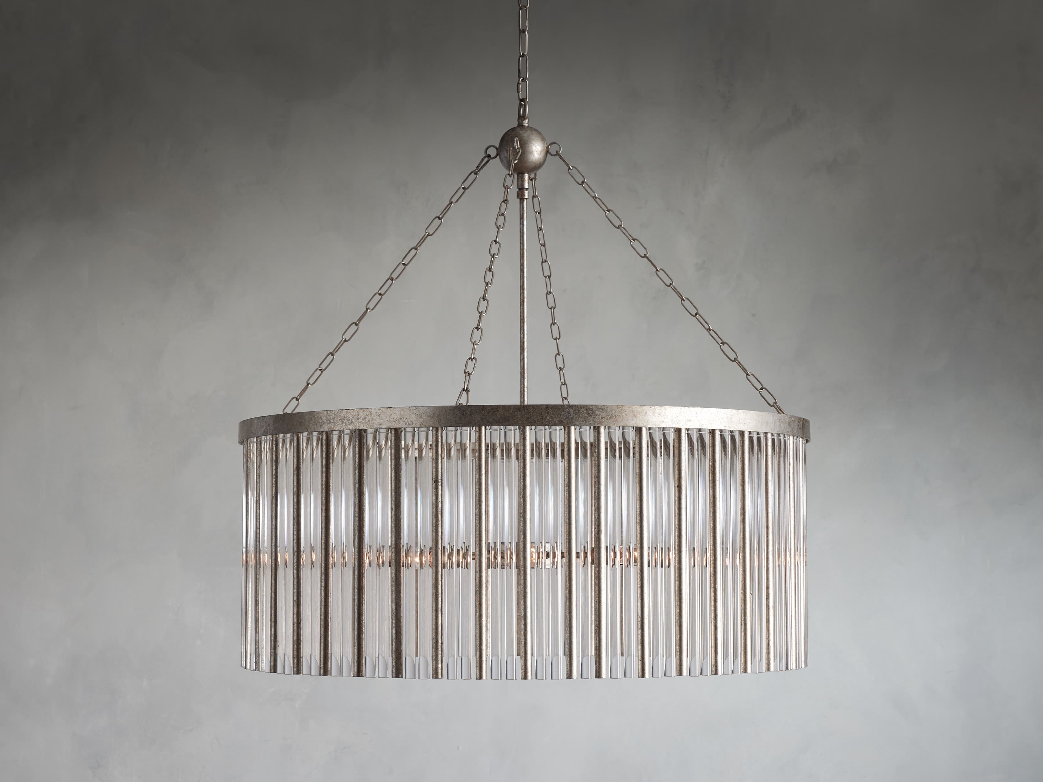 Andalucia 36" Round Chandelier in Silver - Image 0