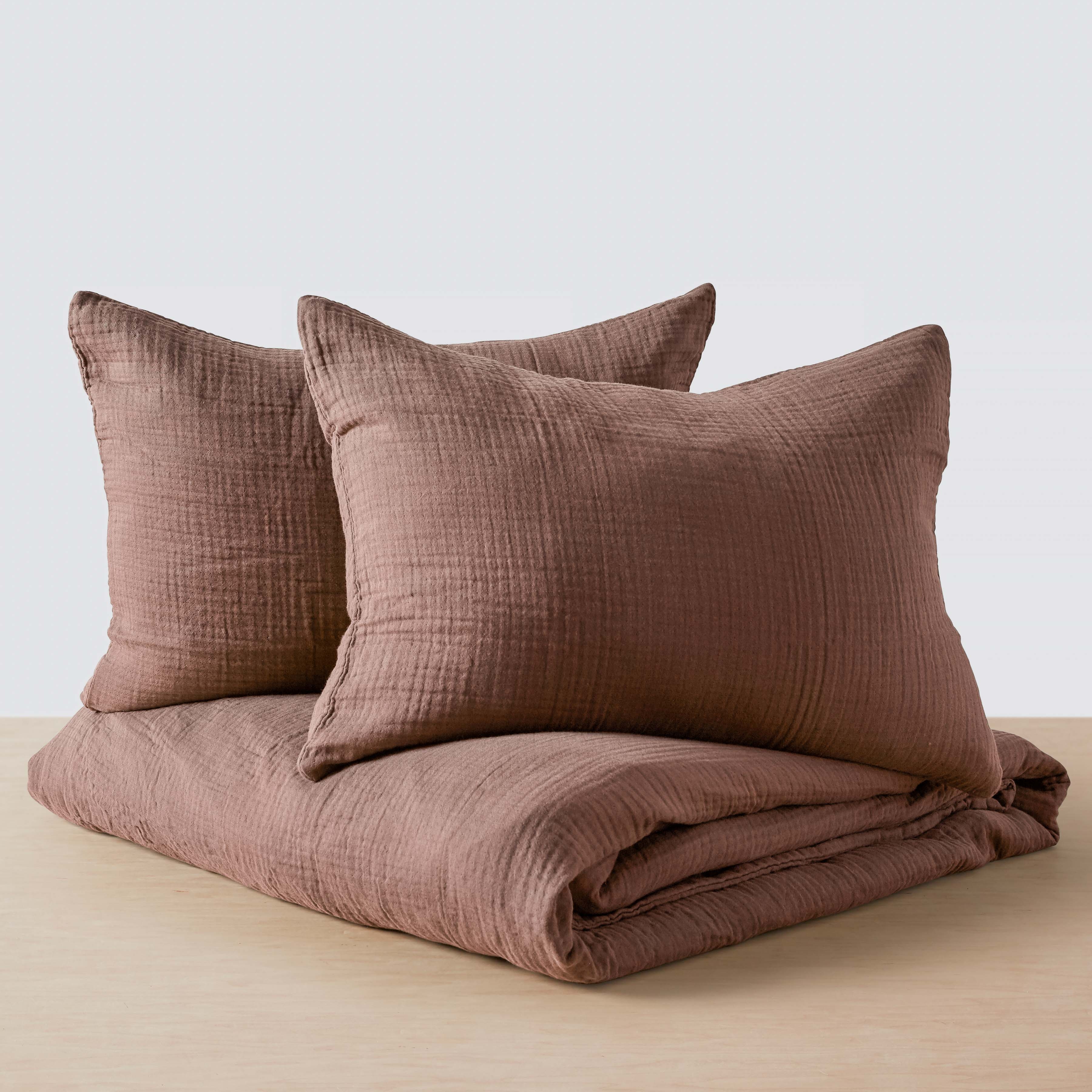 The Citizenry Organic Cotton Gauze Duvet Set | King/California King | Blue - Image 6