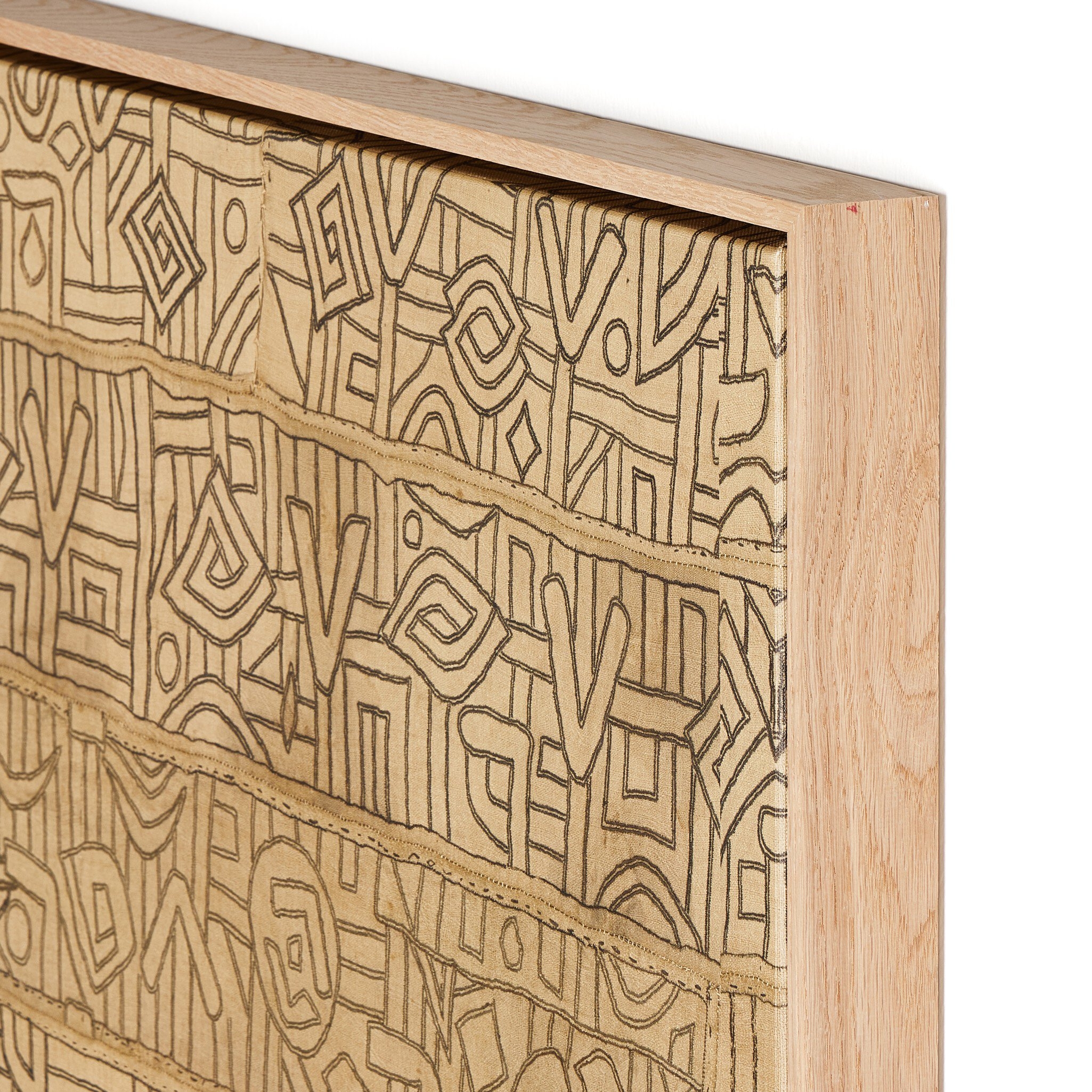 Kuba III by FH Art Studio - Vertical Grain White Oak Floater - Image 2