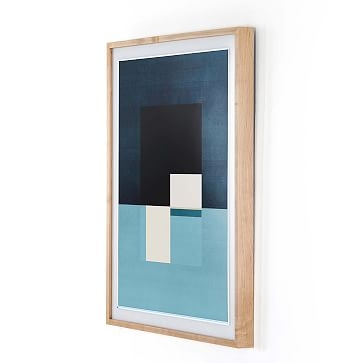 Below The Surface By David Grey, Matte Paper, Blue, 20 x 24 x 1.5, Medium - Image 2