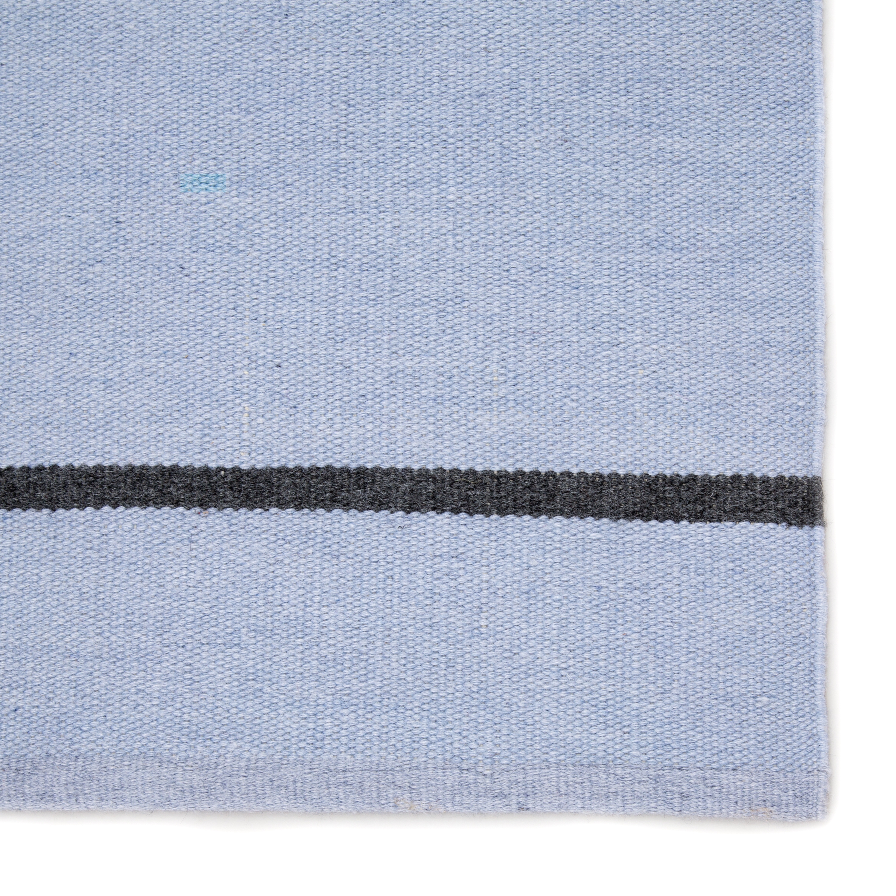 Corbina Indoor/Outdoor Stripe Area Rug, Light Blue & Gray, 5' x 8' - Image 3