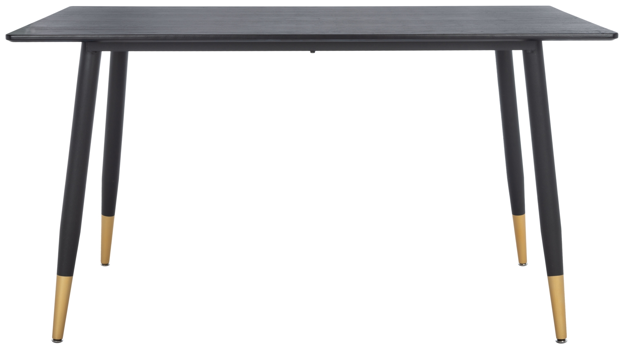 Acre Dining Table - Black / Gold - Safavieh - Image 0