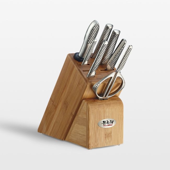 Global ® Classic Cutlery Takashi 9-Piece Knife Block Set - Image 0