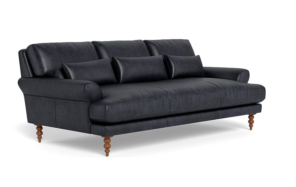 Maxwell Leather Loveseat by Apartment Therapy - Image 1