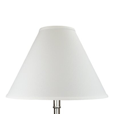 13.5" H X 20" W Empire Lamp Shade - (Spider Attachment) In Designer Linen Off White - Image 0