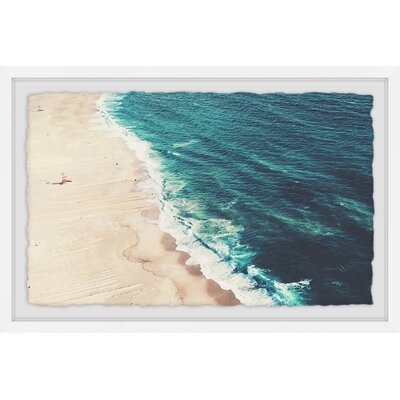 'Nazare Beach' Framed Print - Image 0