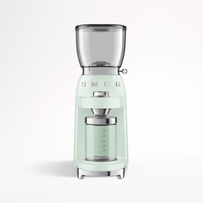 SMEG Pastel Green Retro Conical Burr Coffee Grinder - Image 0
