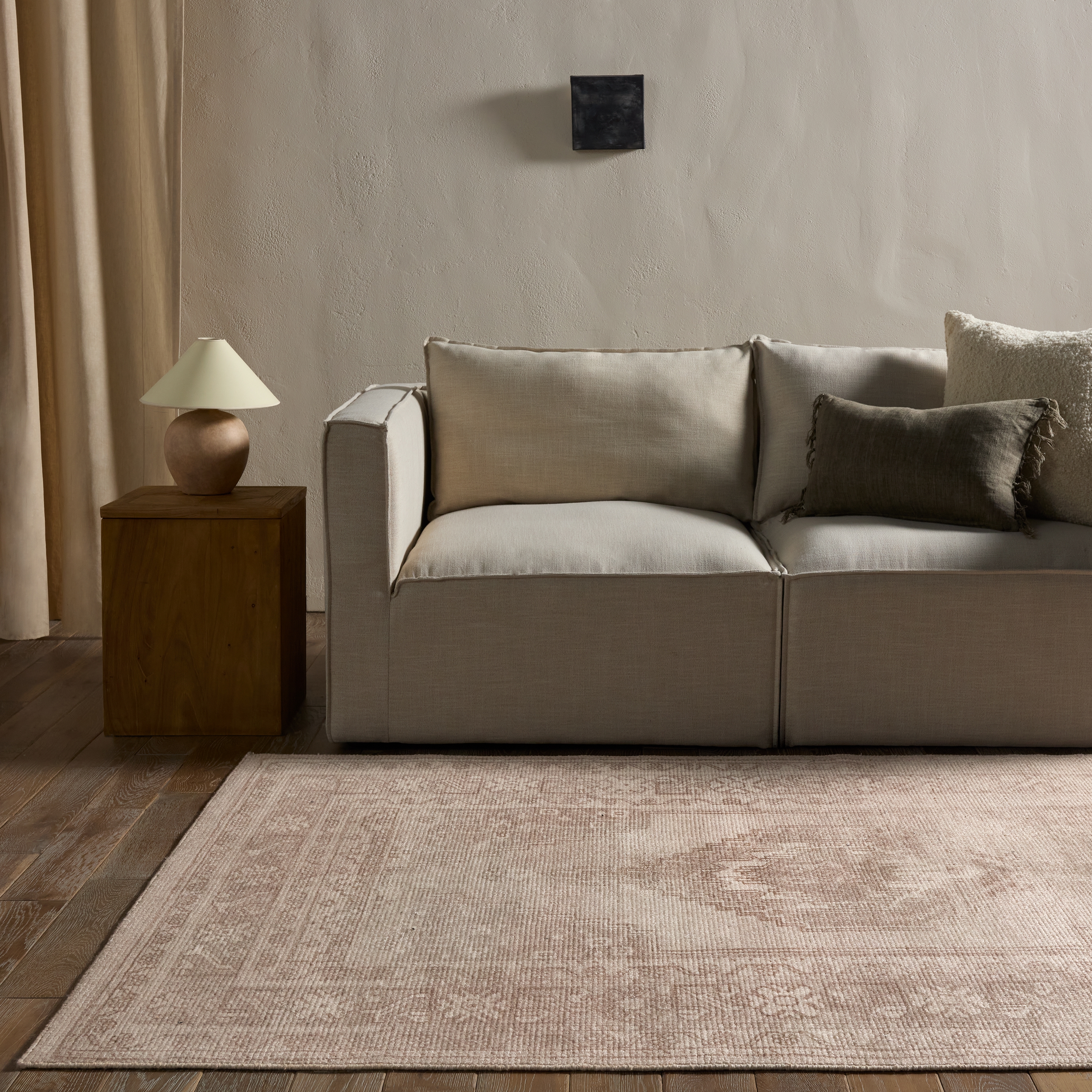 Bown THO03 Handmade Medallion Tan Area Rug (5'x8') - Image 5