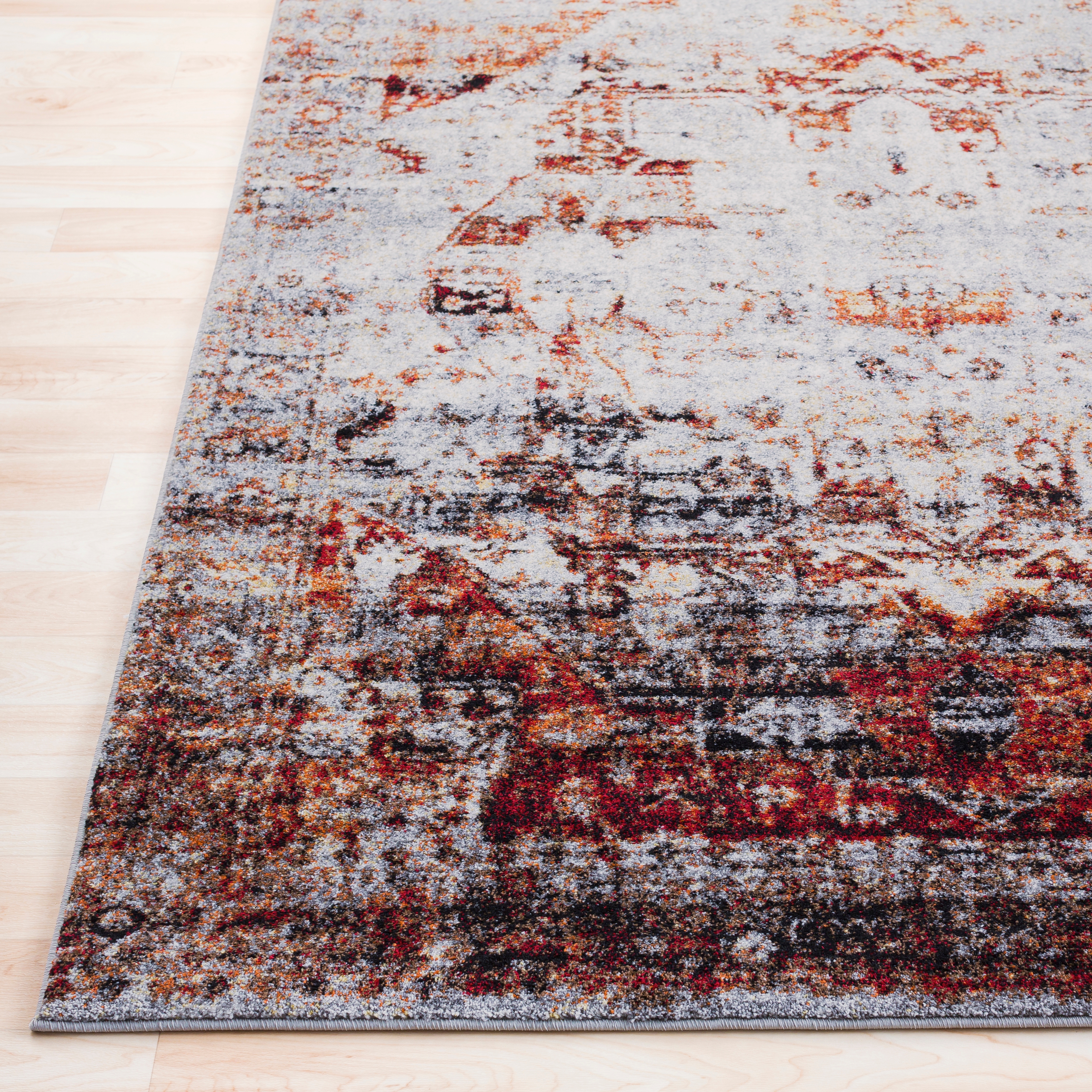 Serapi Brown Indoor 5'3" x 7'3" Machine Woven Rug - Image 2