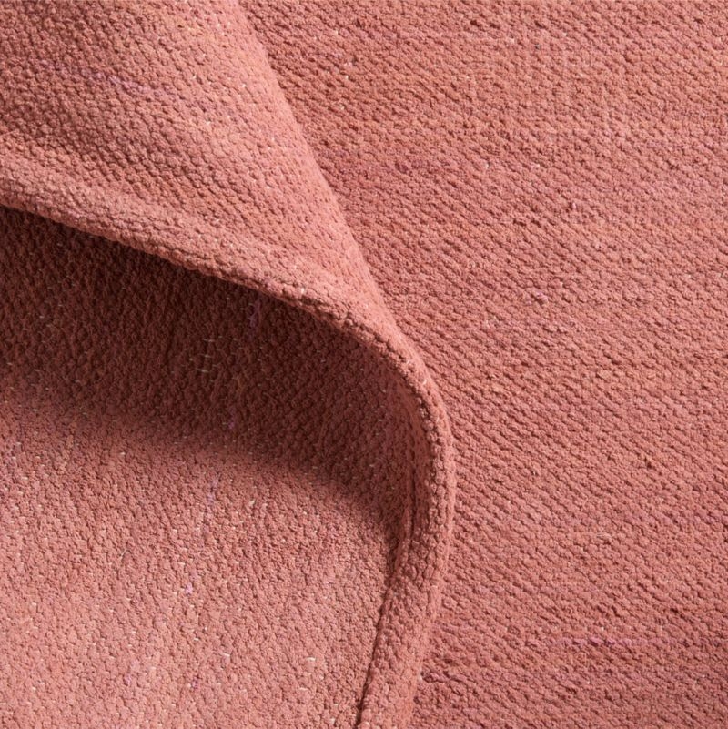 Soft Gradient Pink Chenille Kids Area Rug 5'x8' - Image 3