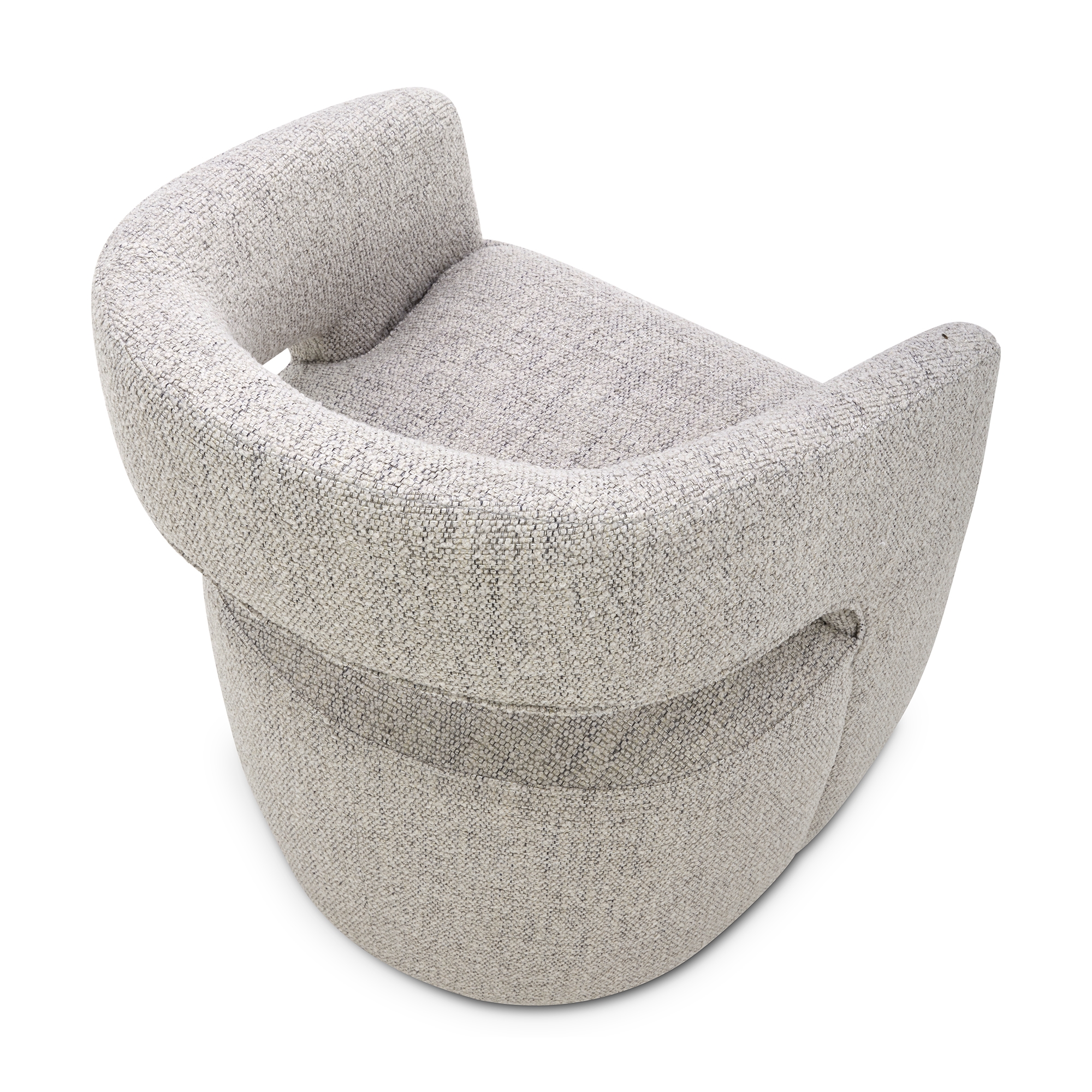 Barrow Rolling Dining Chair Grey Storm - Image 2