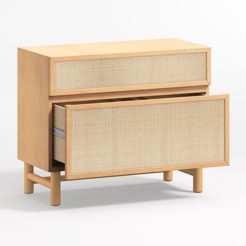 Emmer Large Natural Oak File Cabinet - Image 4