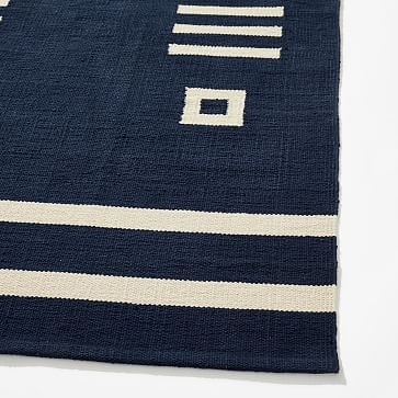 Marea Cotton Rug, 3x5, Midnight - Image 2