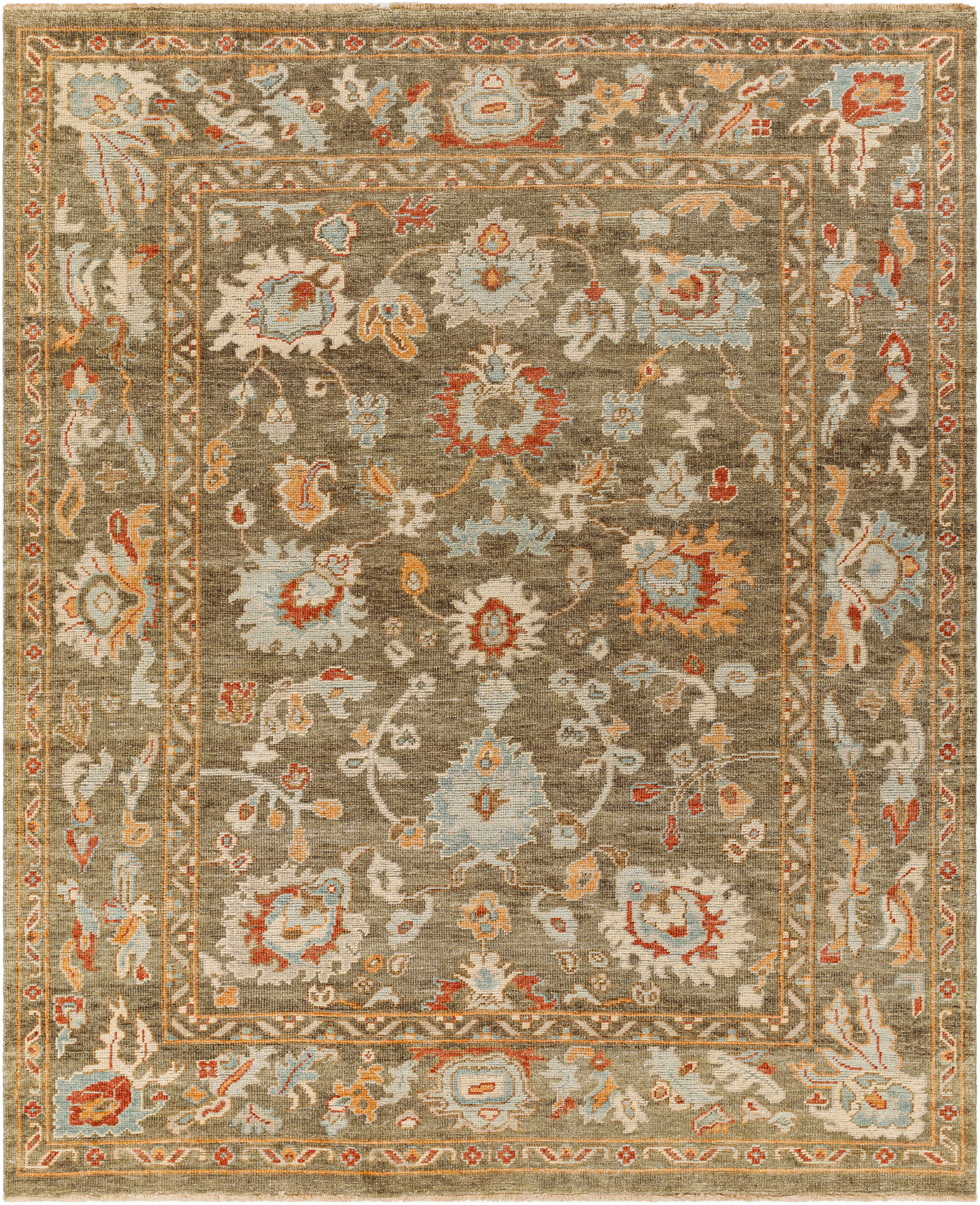 Reign Brown Indoor 6' x 9' Handmade Rug - Image 0
