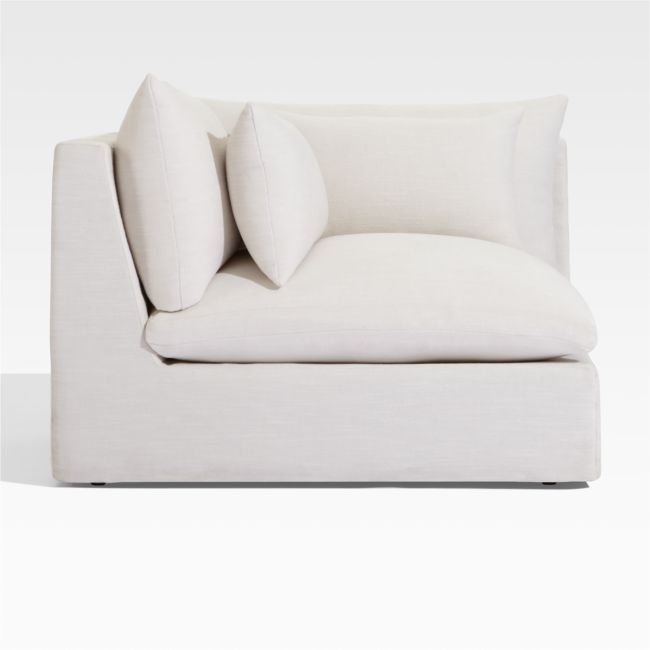 Seascape Upholstered Outdoor Corner Chair - Image 0