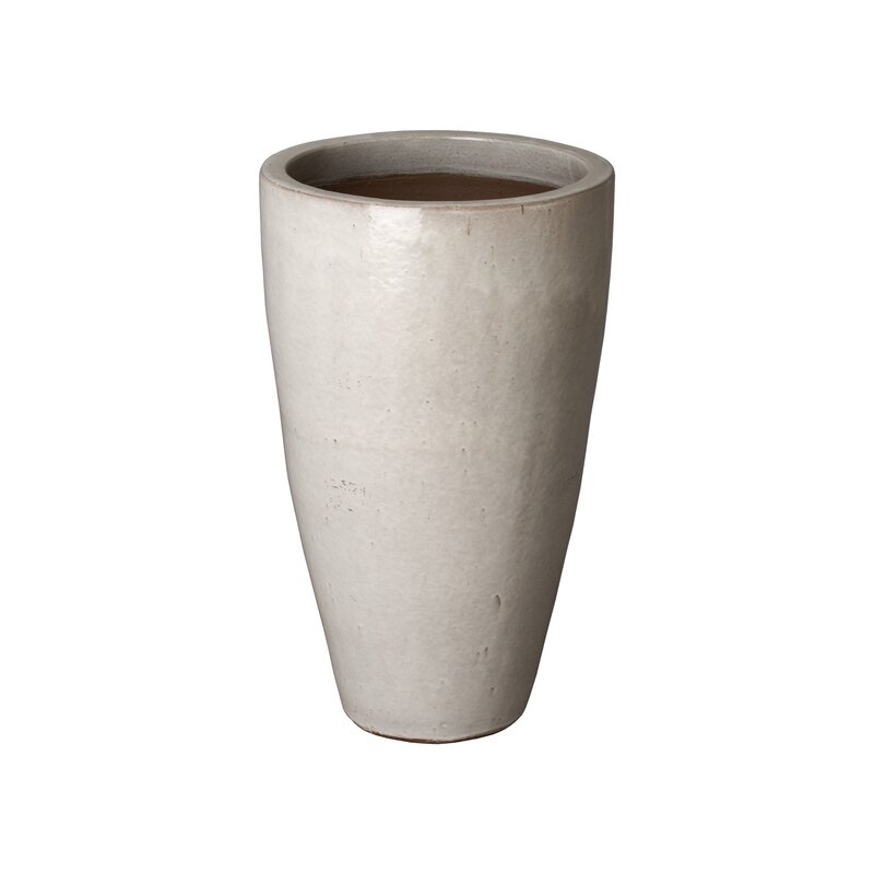  Graford Clay Pot Planter Color: Metallic, Size: 30" H x 18" W x 18" D - Image 0