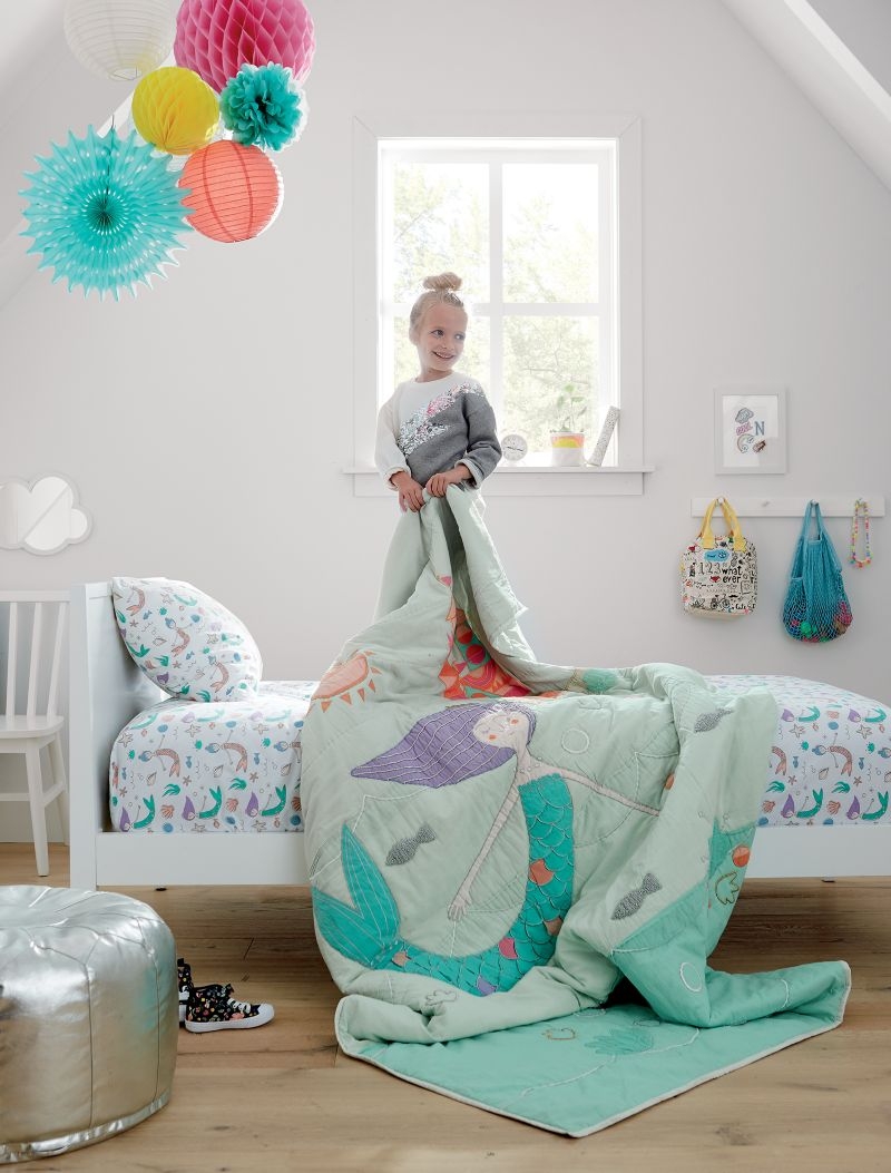 Ever Simple White Wood Kids Twin Bed - Image 3