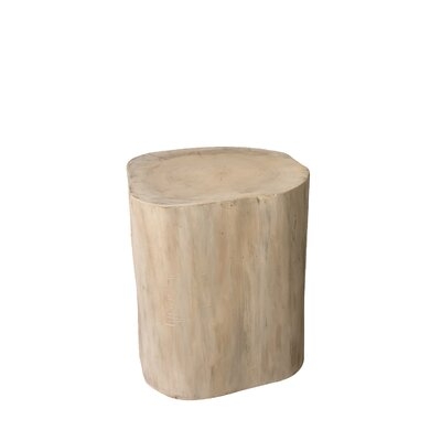 Kashiv Natural Tree Stump End Table - Image 0