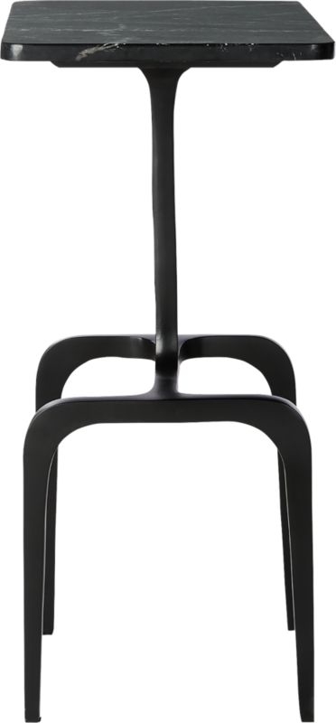 Oxford Black Marble Side Table - Image 3