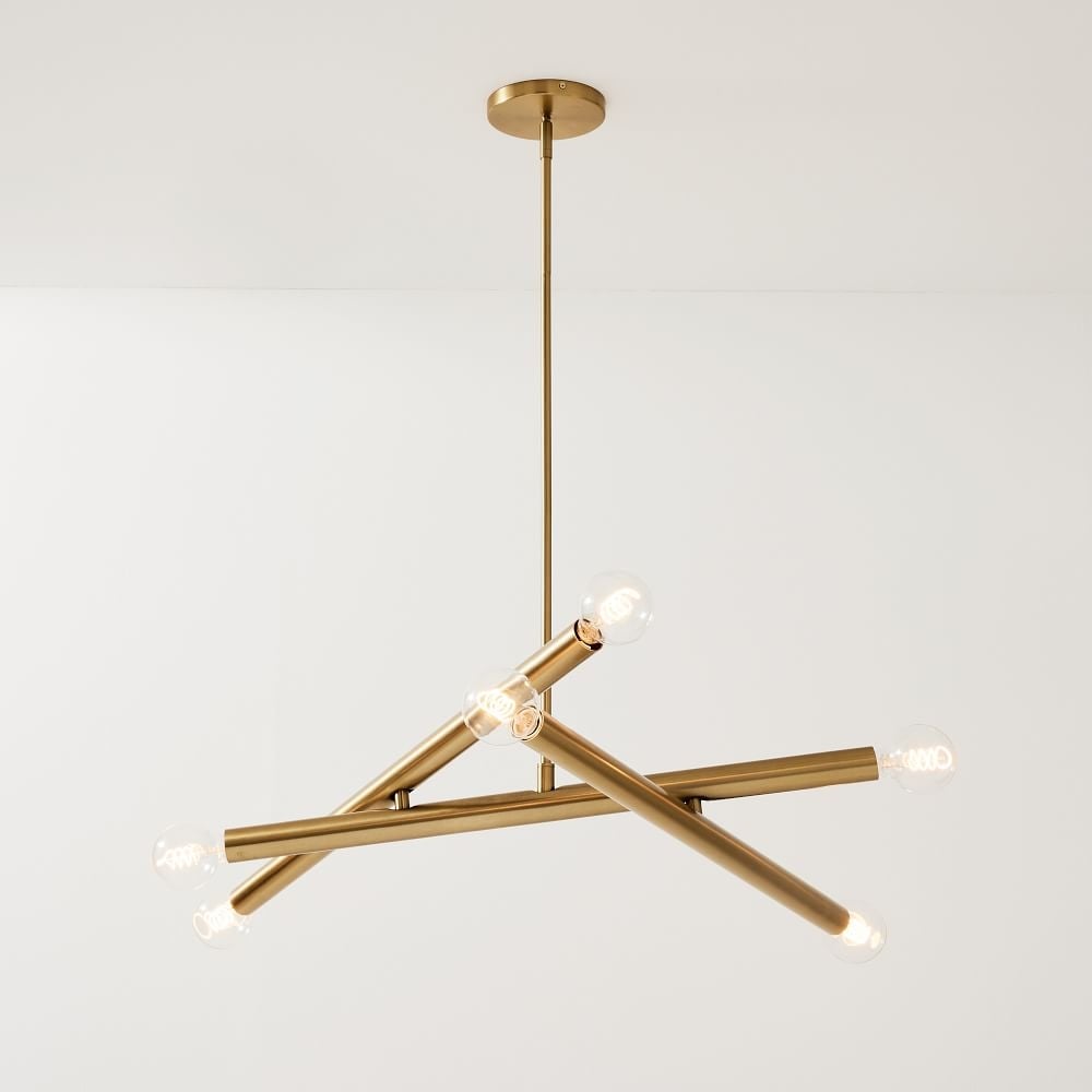 Trace Chandelier Antique Brass (30") - Image 0