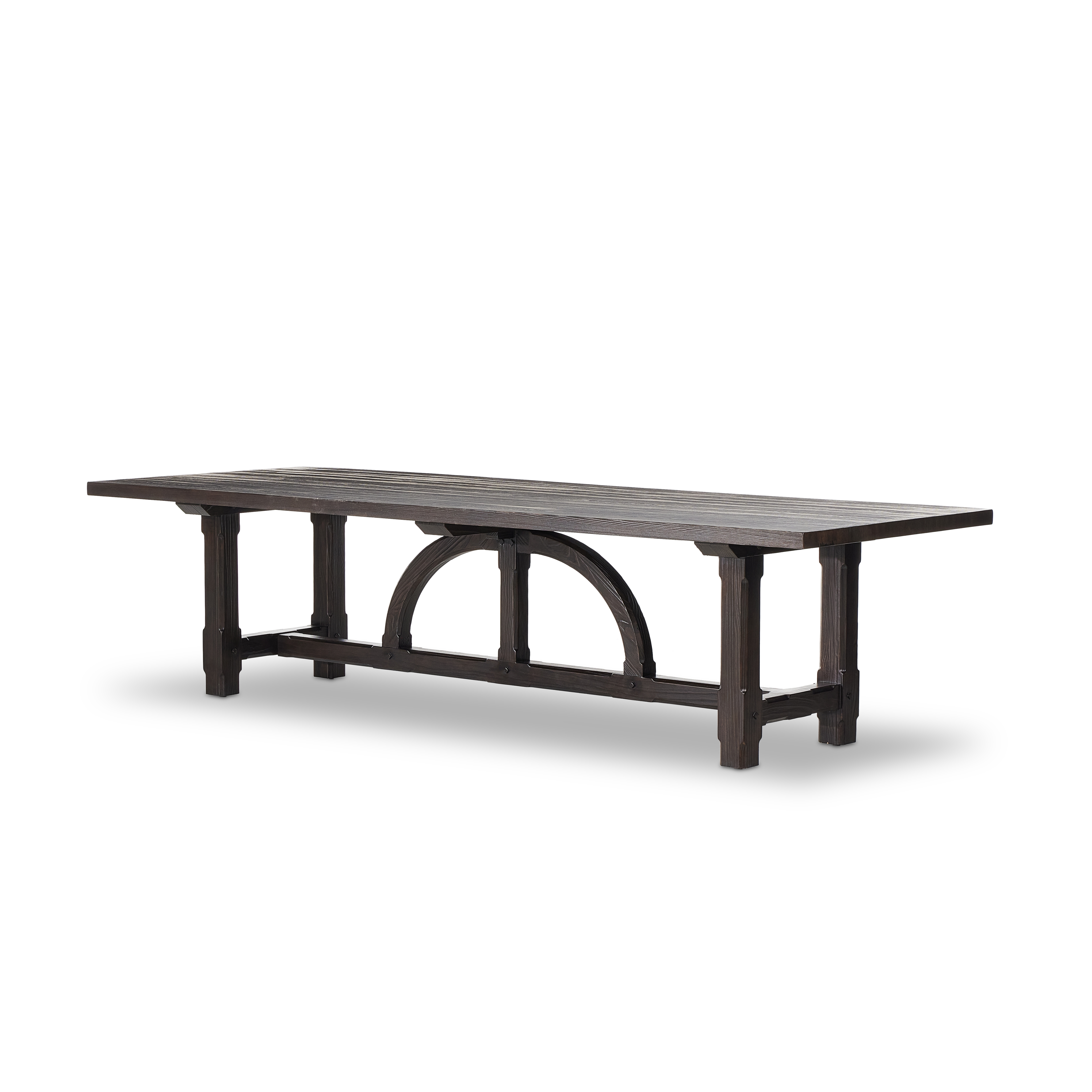 The Arch Dining Table-Medium Brown Fir - Image 0