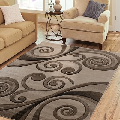 Adonia Abstract Beige Area Rug - Image 0