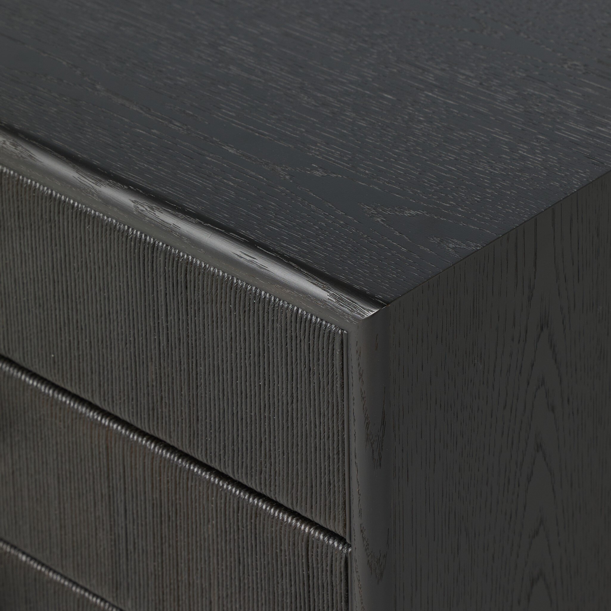 Rosenell Closed Nightstand - Black Oak Veneer - Image 13
