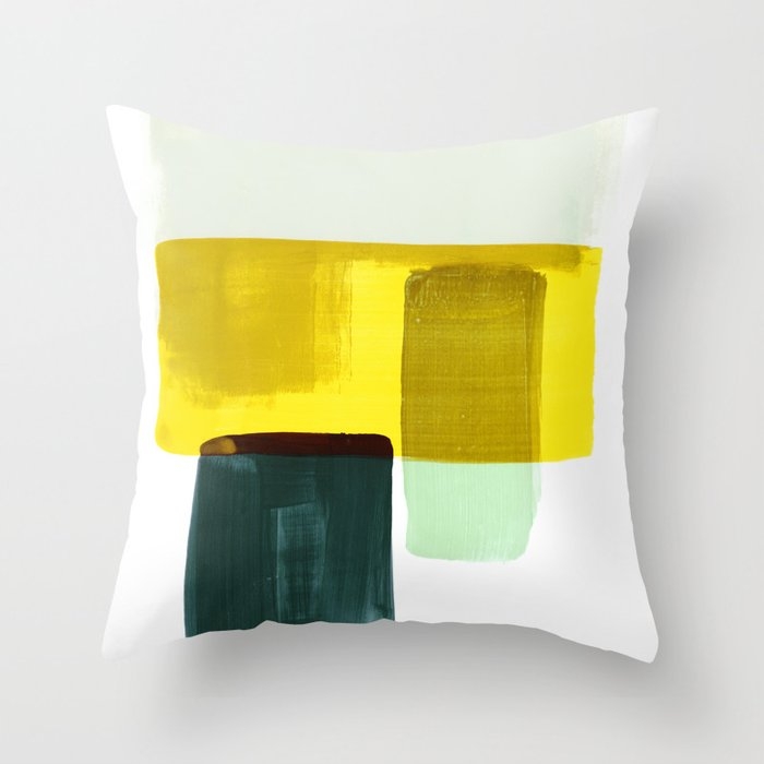Minimalism 16 Throw Pillow by Iris Lehnhardt - Cover (18" x 18") With Pillow Insert - Indoor Pillow - Image 0