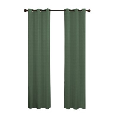 Ricka Solid Blackout Thermal Grommet Single Curtain Panel - Image 0