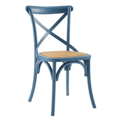 Gayla Solid Wood Cross Back Side Chair - Image 0