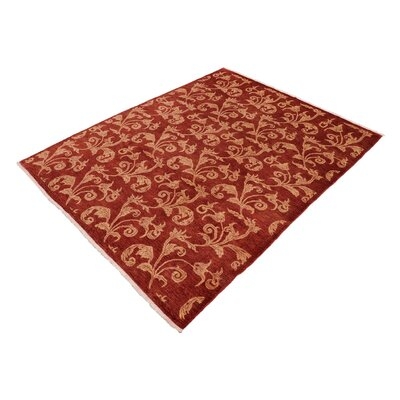 Oriental Ziegler Geneviev Red/Gold Wool Rug - 8'10'' X 11'5'' - Image 0
