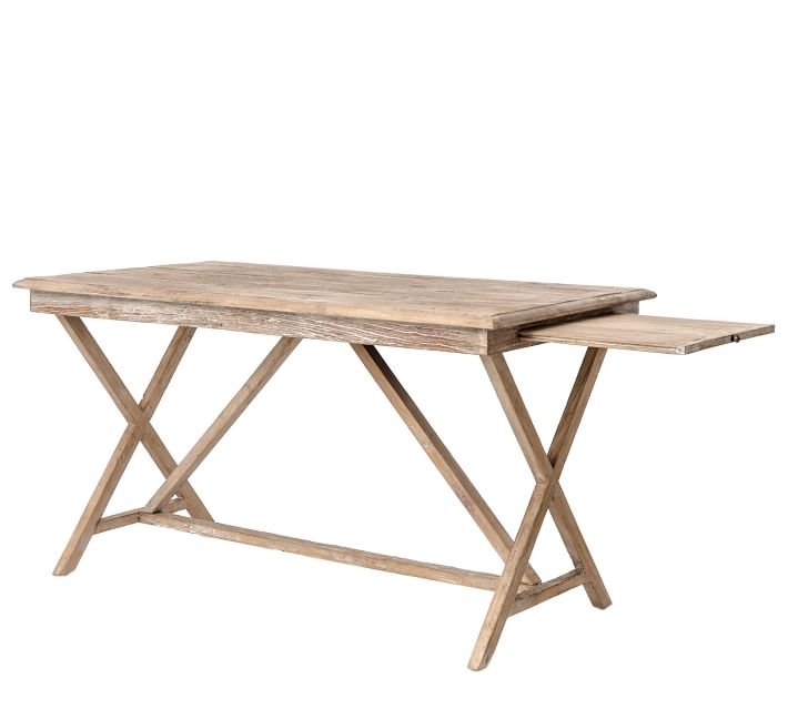 Jessie 53.5" Reclaimed Wood Extending Desk - Image 3