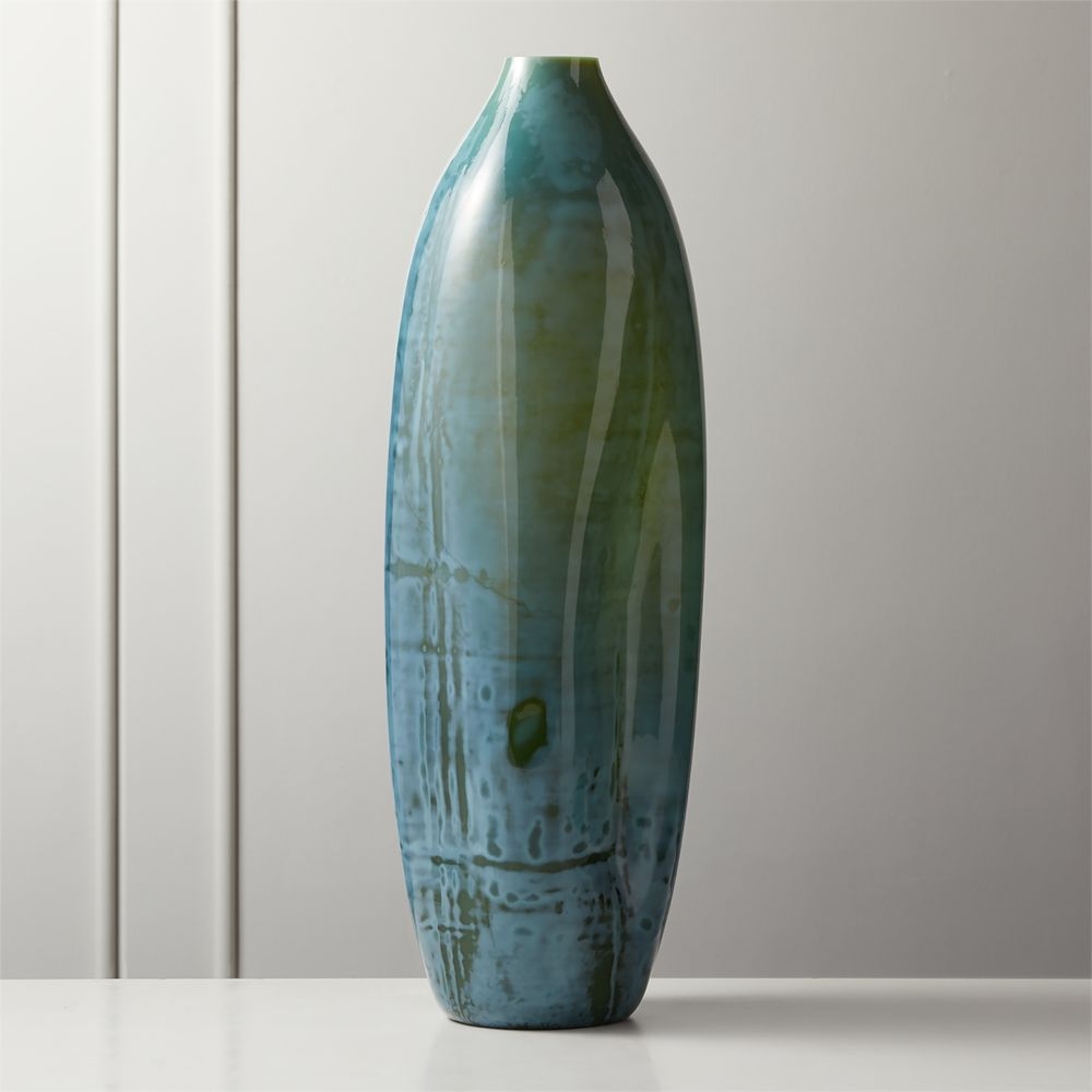 Yuma Green Glass Vase - Image 0