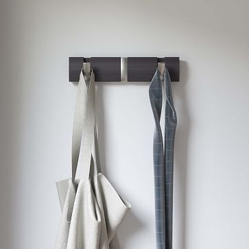 Flip Shelf, 3 Hook, White - Image 1