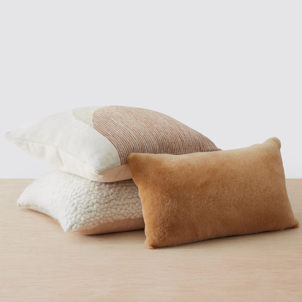 The Citizenry Ola Pillow | 24" x 24" | Ivory - Image 6