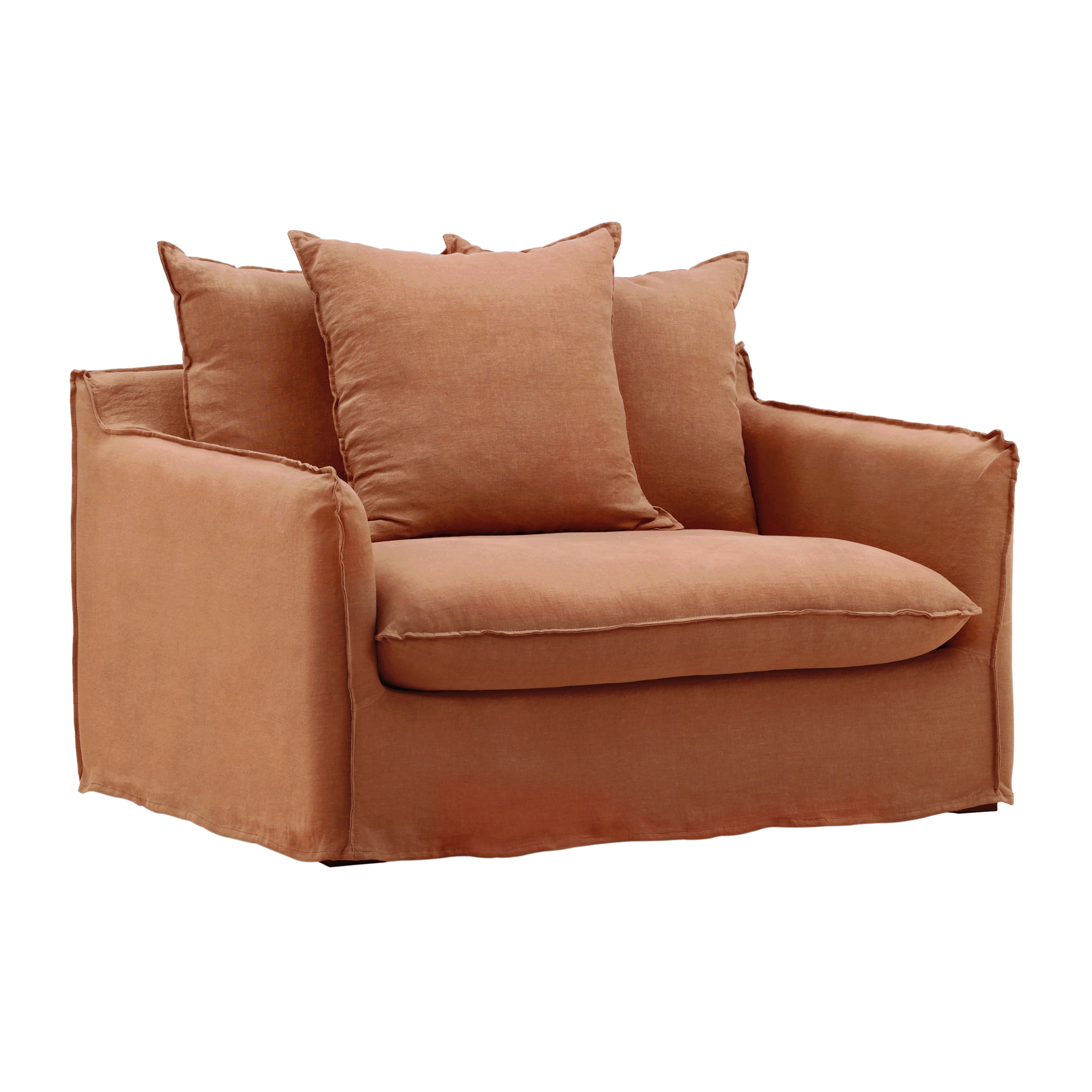 Vivian Sofa Chair Slipcover Sienna - Image 0