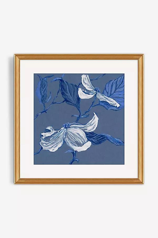 Dogwood on Blue II Wall Art - Image 0
