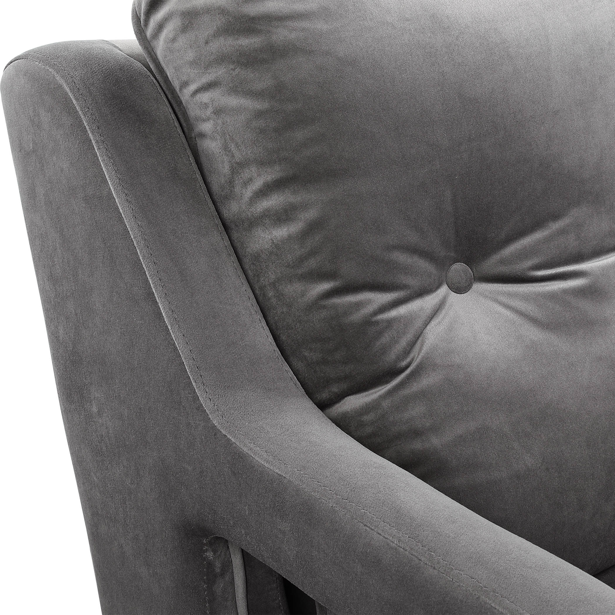 O'Brien Gray Armchair - Image 7