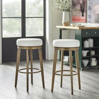 Gadberry Swivel 30.5" Bar Stool (Set of 2) - Image 0