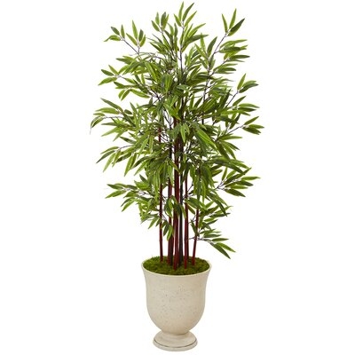 60" Artificial Bamboo Tree in Urn - Image 0