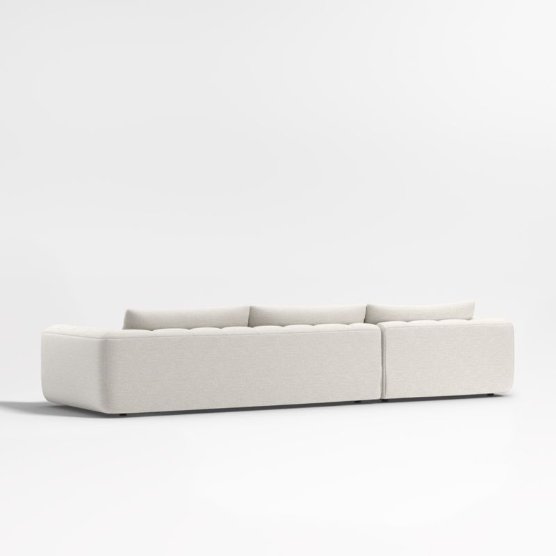 Cambria Bouclé 2-Piece Left-Arm Chaise Sectional Sofa - Image 3